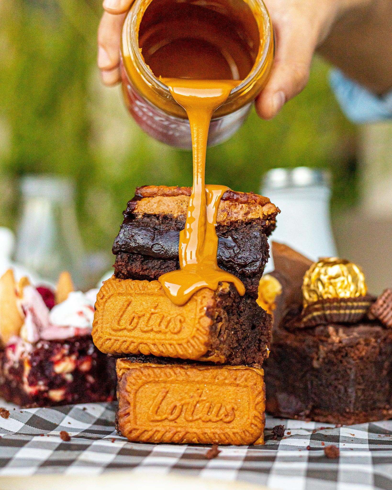BIGG Brownie Biscoff (Vegan)- BIGG Brownies & THICC Cookies - New York Style Cookies