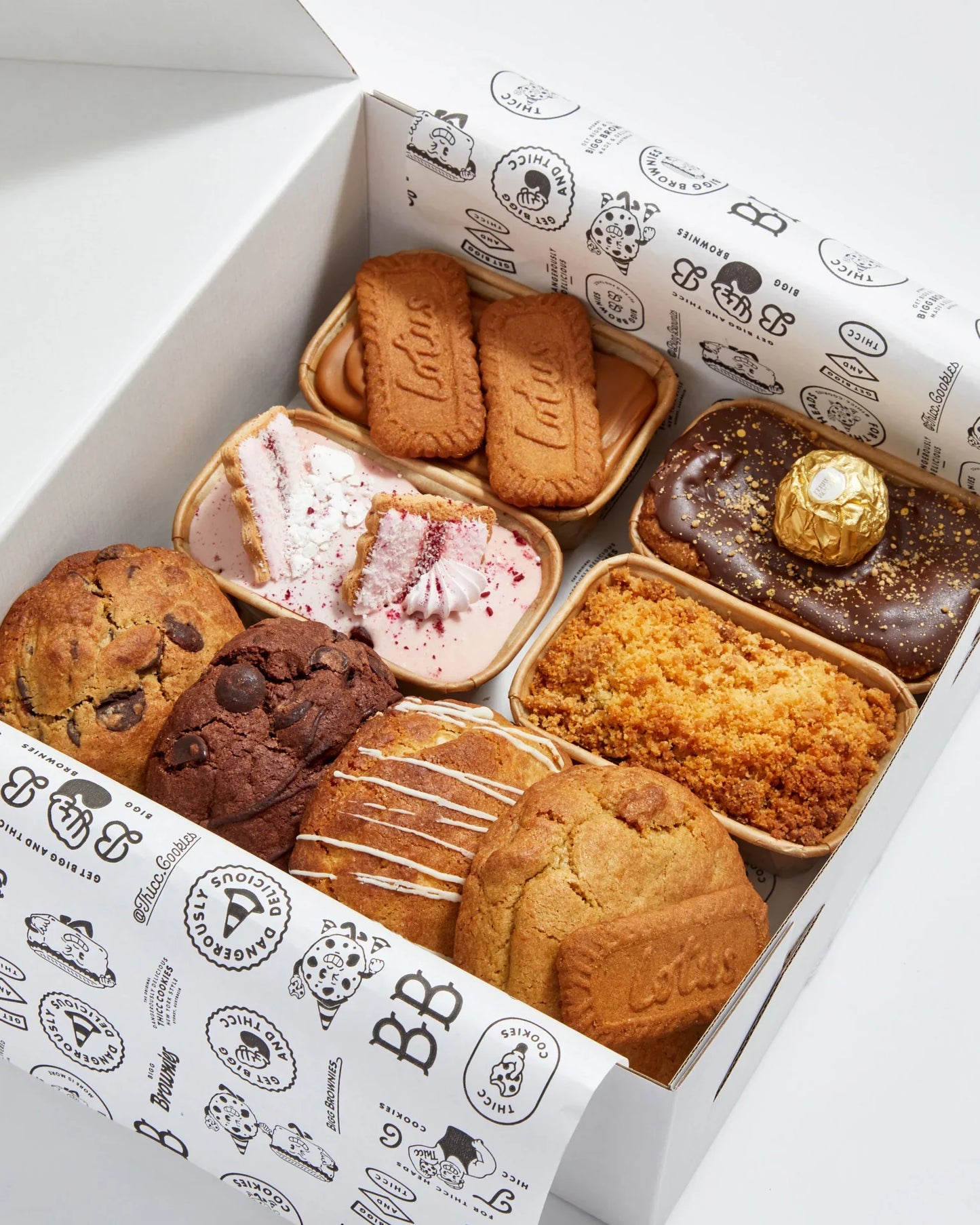"Congrats (Yellow)" Box- BIGG Brownies & THICC Cookies - New York Style Cookies