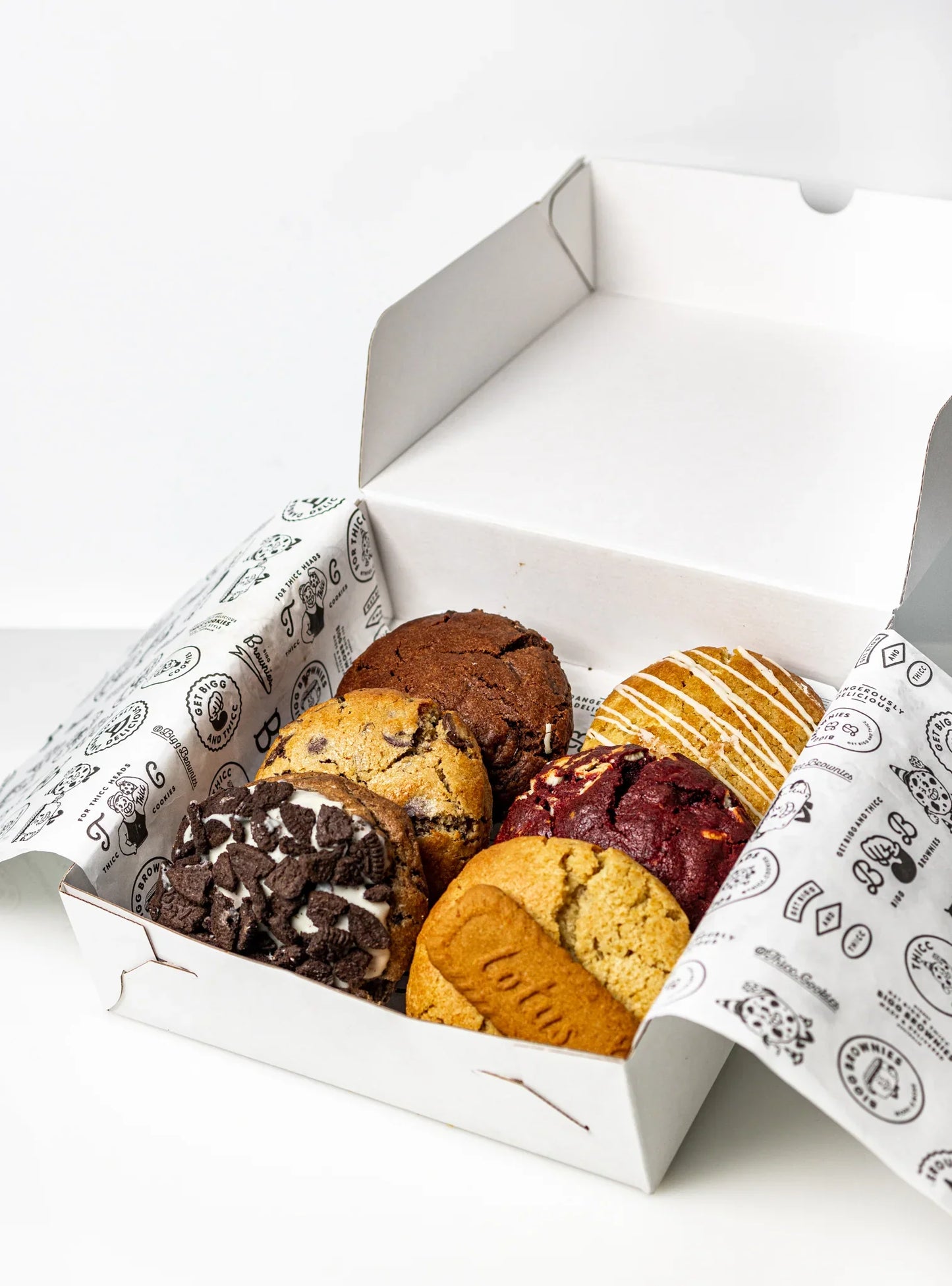 "Congrats (Yellow)" Box- BIGG Brownies & THICC Cookies - New York Style Cookies