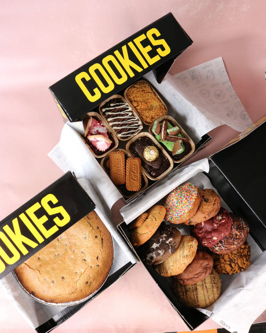 Ultimate Combo: Classics + 幸运5历史结果号码查询记录 1kg Choc Chip + Brownie Set- BIGG Brownies & THICC Cookies - New York Style Cookies